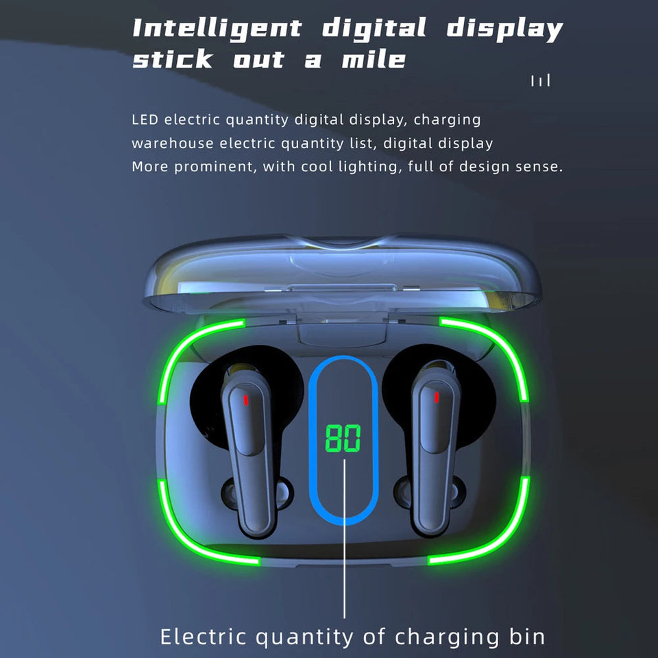 Wireless TWS Earphone Smart Digital Display